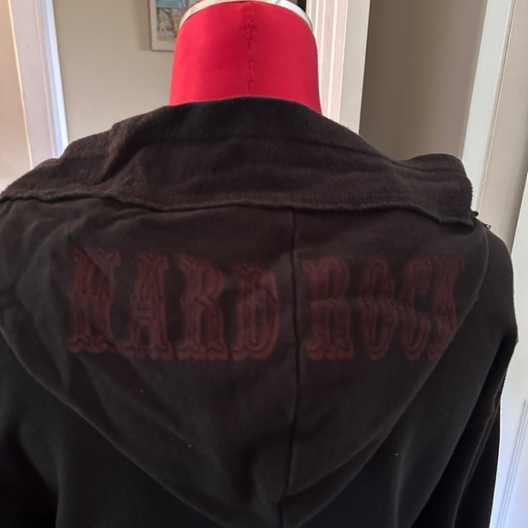 Hard Rock Cafe Black Hoodie Jacket - Picture 5 of 7